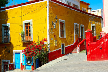 Fototapeta na wymiar Mexico Guanajuato Colonial city