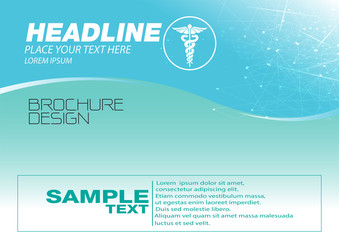 Abstract health and medical background concept template design Vector Illustration,Can use for business data report, presentation, web page, brochure, leaflet, flyer, poster and advertising.