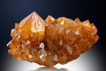 citrine  mineral rock gem stone quartz  geology specimen
