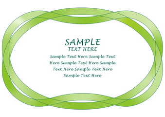 モダンなデザイン感覚と柔らかな曲線を融合したリボン状の優しい飾り罫