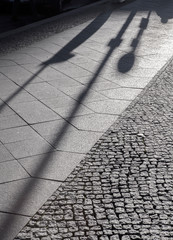 Berlin Germany. Street. Shadows