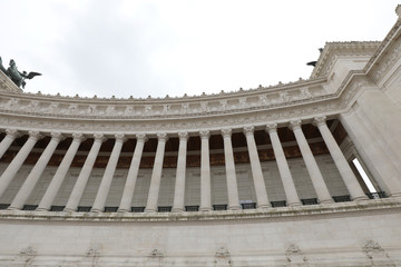 very big building called Altare della Patria in Rome Italy