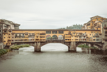 Obraz premium Bridge Ponte del Vecchio in Florence