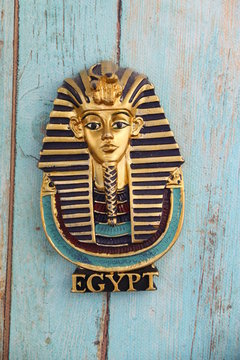 Masque pharaon &eacute;gyptien magnet