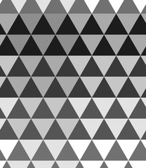 Fototapeta na wymiar Monochrome halftone Seamless pattern background. Abstract triangle texture