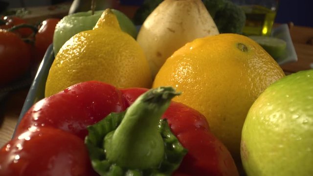 Vegetables on wood. Bio Healthy food, herbs and spices. Organic vegetables on wood
