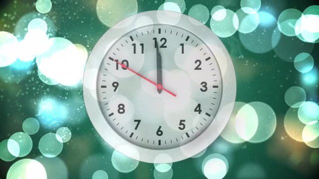 Clock strikes midnight