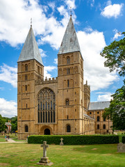 Southwell Mister and Romanesque Cathedral in Nottinghamshire, England, UK