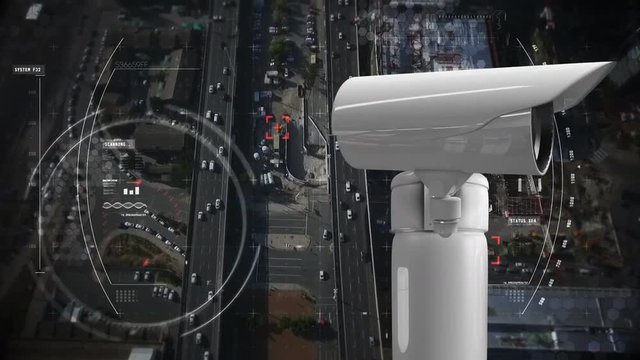 CCTV and road