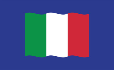 Italy flag, vector icon. Italian national symbol