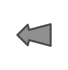 Left Direction Arrow Icon For Your Project