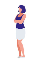 elegant businesswoman avatar character
