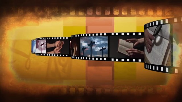 Film strip on religion