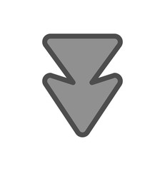 Down Direction Arrow Icon For Your Project
