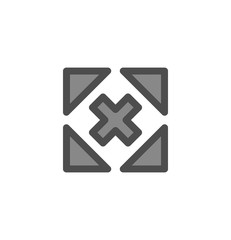Complex Direction Arrow Icon For Your Project