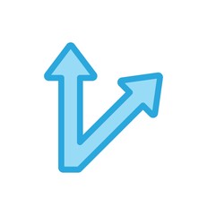 Double Direction Arrow Icon For Your Project