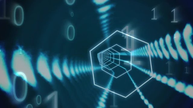Digital tunnel with binary codes