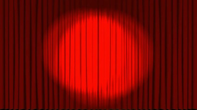 Theater stage spotlight