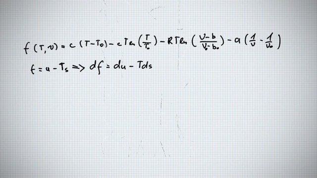 Mathematical equation