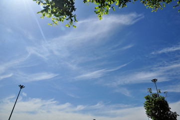 Beautiful sky and beautiful clouds.