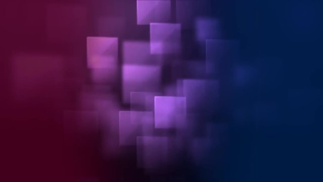 Floating  Semi transparent squares