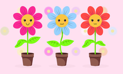 flowers in a pot