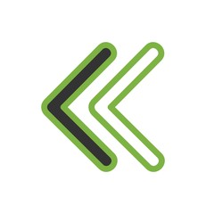 Obraz premium Left Direction Arrow Icon For Your Project