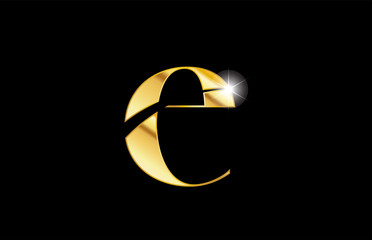 alphabet letter e black and white logo icon design