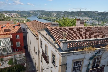 Sight of the river in Coimbra, Portugal