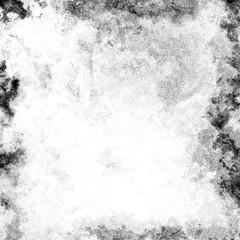Black and white ink spotted texture.