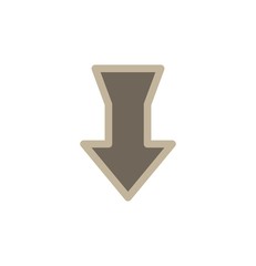 down arrow icon for your project