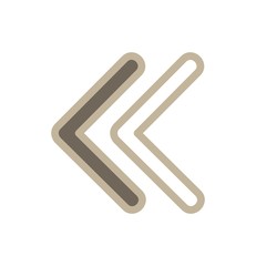 Obraz premium Left Direction Arrow Icon For Your Project