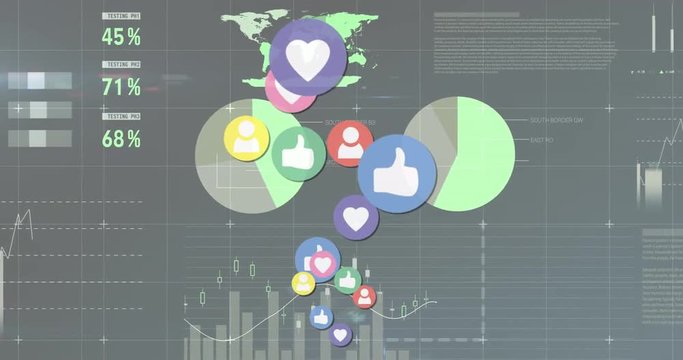 Statistics of social media popularity 4k