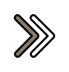 Obraz premium Right Direction Arrow Icon For Your Project