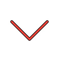 Down Direction Arrow Icon For Your Project