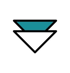 down arrow icon for your project