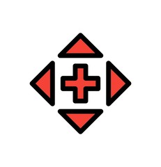 Complex Direction Arrow Icon For Your Project