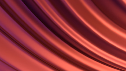 Obraz premium 3d render abstract background with twisted geometry. Swirl shape...