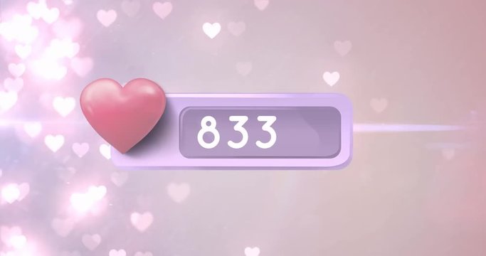 Increasing number of likes or hearts 4k