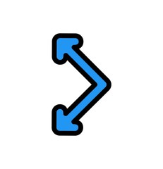 Double Direction Arrow Icon For Your Project