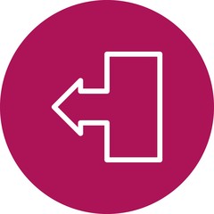 Left Direction Arrow Icon For Your Project