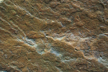 Background and black marble. Bedrock Stone In the forest near the waterfall