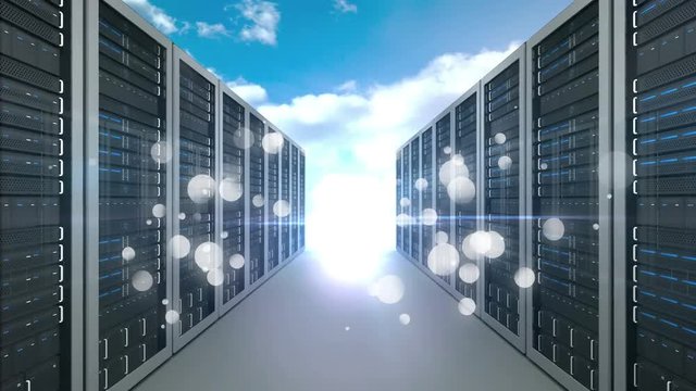 Server towers in the sky