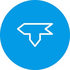 Left Direction Arrow Icon For Your Project