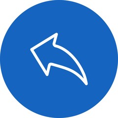 Left Direction Arrow Icon For Your Project