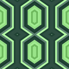 abstract hexagon backdrop style. dark slate gray, light green and dim gray colors. seamless pattern for wallpaper, fashion garment design, wrapping paper or texture