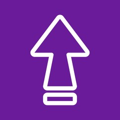 Obraz premium Up Direction Arrow Icon For Your Project