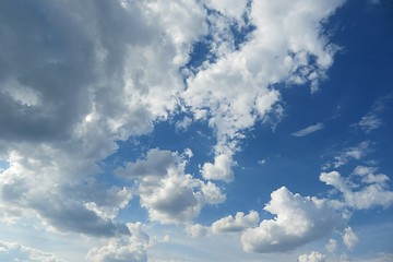 Blue sky with clouds