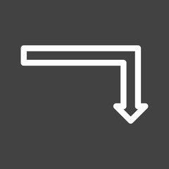 Down Direction Arrow Icon For Your Project