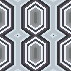 abstract hexagon backdrop style. light gray, dark slate gray and dim gray colors. seamless pattern for wallpaper, fashion garment design, wrapping paper or texture